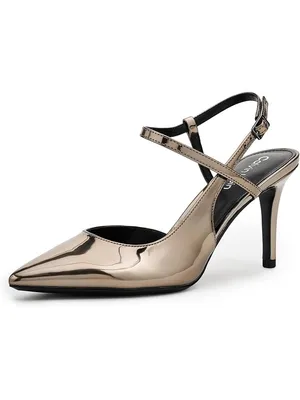Calvin Klein Women's Cordera Strappy Slip-On Stiletto Pumps Size 8M thumbnail 2