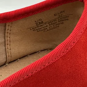 Sam Edelman Carrin Red Suede Espadrille Slip On Platform Sneakers Womens‎ 7M 37 thumbnail 5