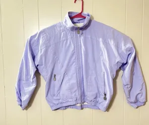 VINTAGE Kaelin Jacket Womens Purple Windbreaker Outdoors Ladies Size S/P EUC thumbnail 1