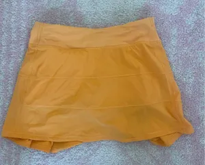 Lululemon orange skirt thumbnail 1