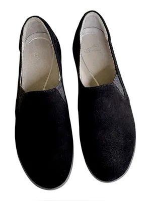 EUC Dansko Leather Laraine Nubuck Slip-On Loafers Black Size 9 thumbnail 2