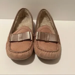 Cole Haan Blush Pink Bow Detail Driving‎ Loafers thumbnail 2