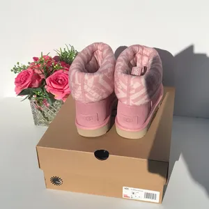 UGG Classic Mini Jersey Stripe Boot thumbnail 3