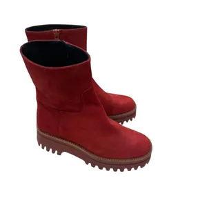 Paloma Barcelo Mid-Calf Platform Shoes in Dark Orange 37 thumbnail 3