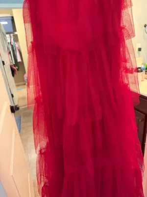 Prom dress Red Size 11 thumbnail 3