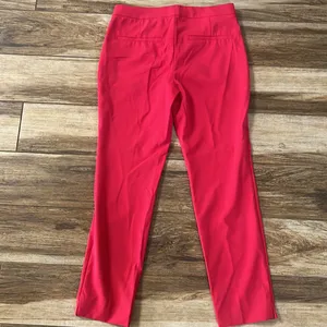 Zara pink skinny leg dress ankle pants thumbnail 3