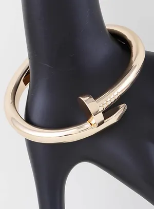 Nail In Wrap Bracelet Gold thumbnail 2