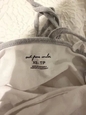 Urban Outfitters layered white tank top thumbnail 3