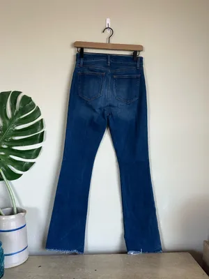 Loft The Boot Dark Wash Jeans thumbnail 6