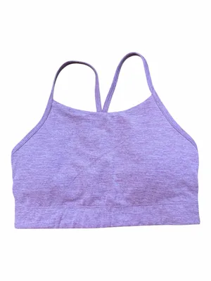 Stori Legend Bra Bralette with Double Straps, Heather Purple, Size 2 thumbnail 2