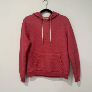 Marine Layer Corbet Quilted Hoodie in Pink Heather S thumbnail 2