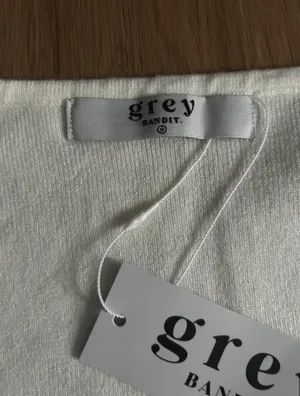 grey bandit knit corset long sleeve top thumbnail 2