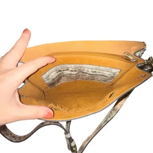 Patricia Nash Granada Tooled Leather Crossbody Bag in Burnished Bronze Metallic thumbnail 6