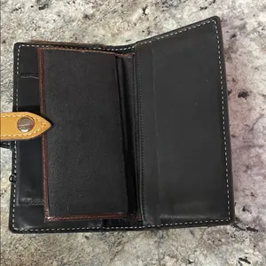 Western Tan and Black Woven Wallet thumbnail 5