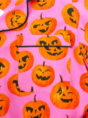 BedHead PJs Jolly Jack-O-Lantern Long Sleeve Classic Stretch Jersey Pajama Set thumbnail 9