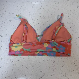 Billabong Womens Retro Floral Bralette Bikini Top Multicolor Daisy Print Small‎ thumbnail 3