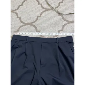 HALARA black Cropped Wide Leg Pleated Pull On Pants XL NWT Pockets 02820584 thumbnail 5