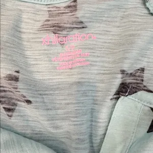 Star Pattern Long Sleeve Top-sheer PJ TOP thumbnail 2