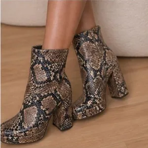 Vince Camuto Brown and Black Heeled Boots thumbnail 1