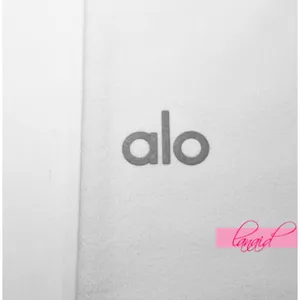Alo Airbrush High-Waist Heart Throb Leggings White Black Hi-Rise Waisted Tights thumbnail 10
