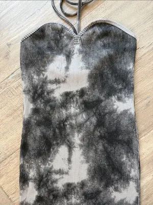 Zara Tie Dye Maxi Dress Halter thumbnail 4