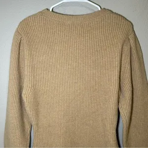 English Factory neutral wool blend knit mini sweater dress women’s size small thumbnail 6