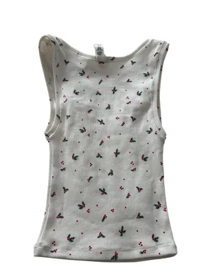 Skims Cotton Rib Tank Mistletoe Holly Size XXS NWOT Limited Holiday thumbnail 2