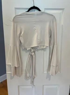 Mystique Boutique Long Sleeve Crop Top thumbnail 3