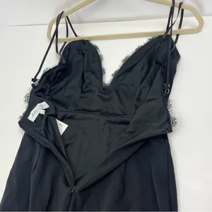 Katie May Black Plunge Low Back Saylor Gown Maxi Dress Womens Size Small‎ NEW thumbnail 14