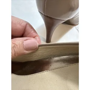 Seven7 Calvin Klein Taupe Dress Shoes Women’s 7M Pump Open Toe Rubber Sole thumbnail 12