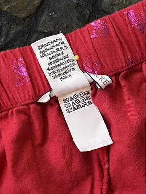 Vintage Y2K McBling Coquette Sparkly Victoria’s Secret Pajama Shorts size medium thumbnail 7