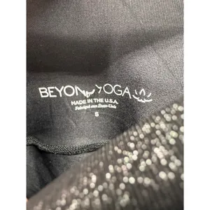Beyond Yoga Black Shimmer Pull On‎ Activewear Leggings Women's Size Small S thumbnail 6