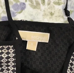 Michael Kors Black & White Pajama Set thumbnail 2