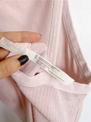 Free People • Set Up Tank blush pink high square neck ribbed knit Sugared thumbnail 10