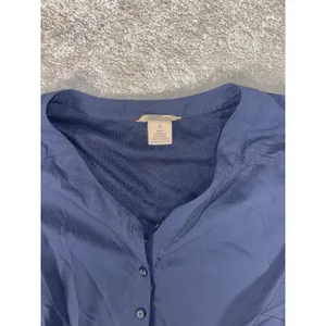 Duluth Trading Armachillo Cooling Tunic Womens Small‎ Navy Henley Popover thumbnail 5
