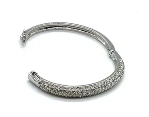 Lia Sophia Silver Played with Crystal Accent Bracelet thumbnail 7