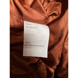 Anthropologie Elodie‎ Faux Sherpa Shearling Teddy Coat Oversized Rust Size Small thumbnail 7