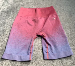 Gymshark blue pink bike workout shorts thumbnail 1