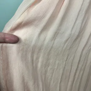 J Crew Formal Gown Maxi Dress Womens 14 Pink Silk Chiffon‎ Pleated V-Neck Heidi thumbnail 5