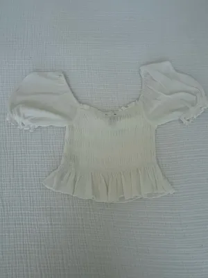 Forever 21 White Blouse thumbnail 3