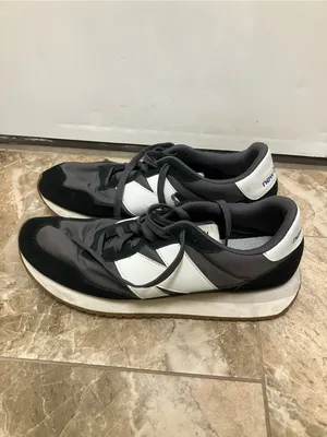 New Balance Black, White & Gray Retro Low-Top 237 Sneakers thumbnail 3
