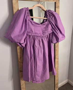 Vestique Purple Mini Dress thumbnail 1