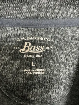 Womans Excellent Bass Fleece Vest Large Black Full Zip thumbnail 5