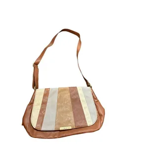 Relic Women's Multi-Color Striped Faux Leather Crossbody Bag With Polka Dot Inte thumbnail 12