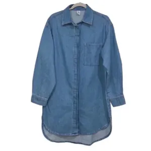H&M Denim Blue Oversized Dress (Size XS) thumbnail 3