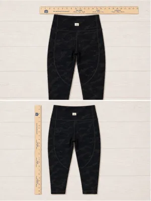 Vuori‎ The Rise The Shine Leggings XS Black Camo High Rise Pockets thumbnail 5