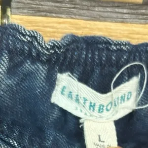 Earthbound‎ Blue Flare Leg Pull On Pants Size Large thumbnail 6