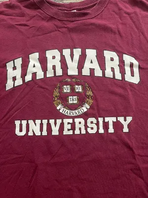 Harvard Maroon T-Shirt Gildan Medium thumbnail 2