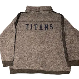 NFL Tennessee Titans Gray Pullover Sweatshirt Funnel Neck Womens XL‎ thumbnail 2