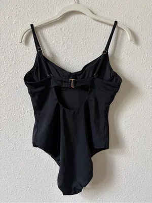 Andie Dorset Underwire One Piece Swimsuit Black Size Medium Beach Coastal thumbnail 2